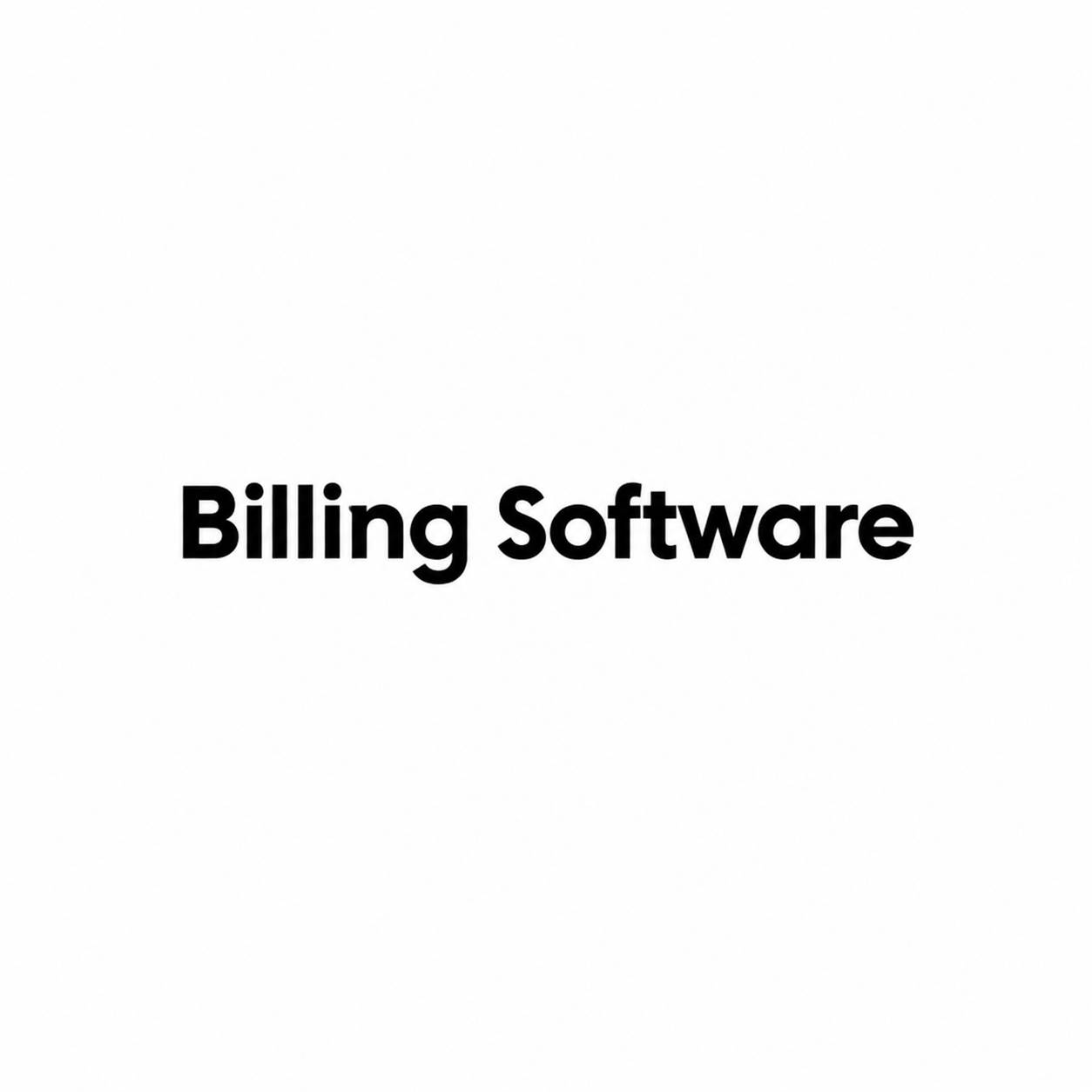 Custom Billing Software